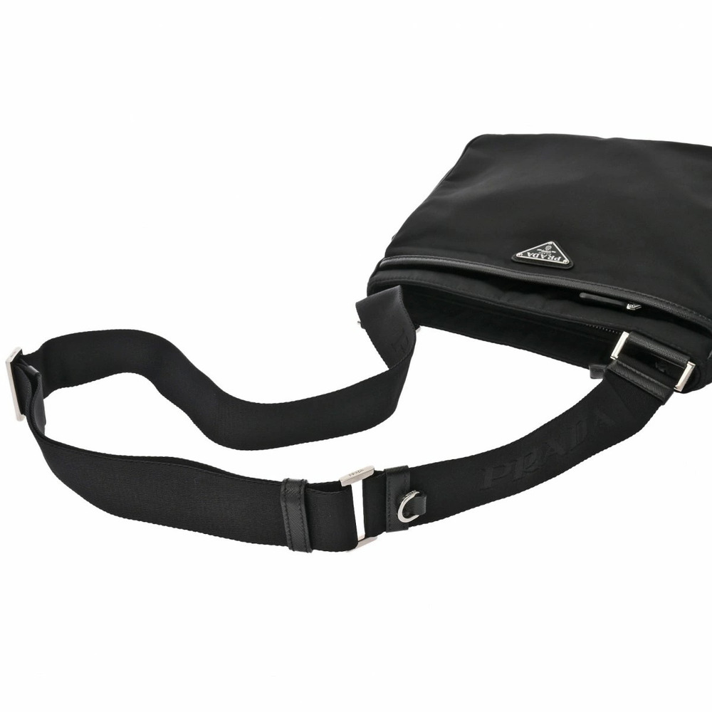 PRADA Re Shoulder Bag Black Leather - Picture 3 of 9